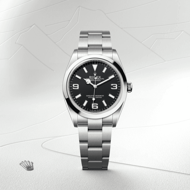 rolex Explorer in Oystersteel, M124270-0001 - Global Watch Company (GWC)