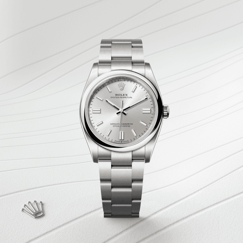 rolex Oyster Perpetual in Oystersteel, M126000-0001 - Global Watch Company (GWC)