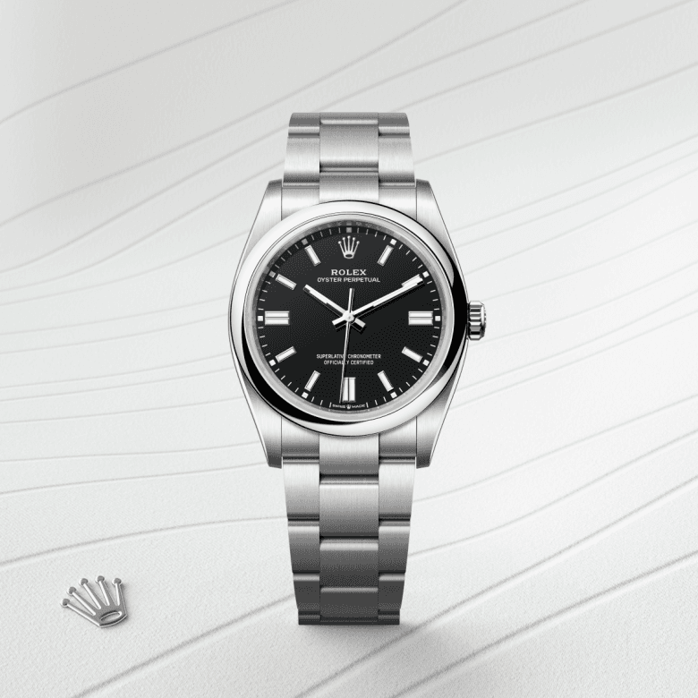 rolex Oyster Perpetual in Oystersteel, M126000-0014 - Global Watch Company (GWC)