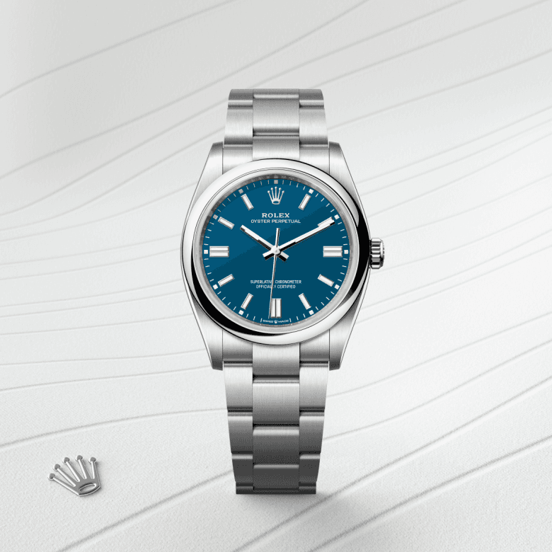 rolex Oyster Perpetual in Oystersteel, M126000-0015 - Global Watch Company (GWC)