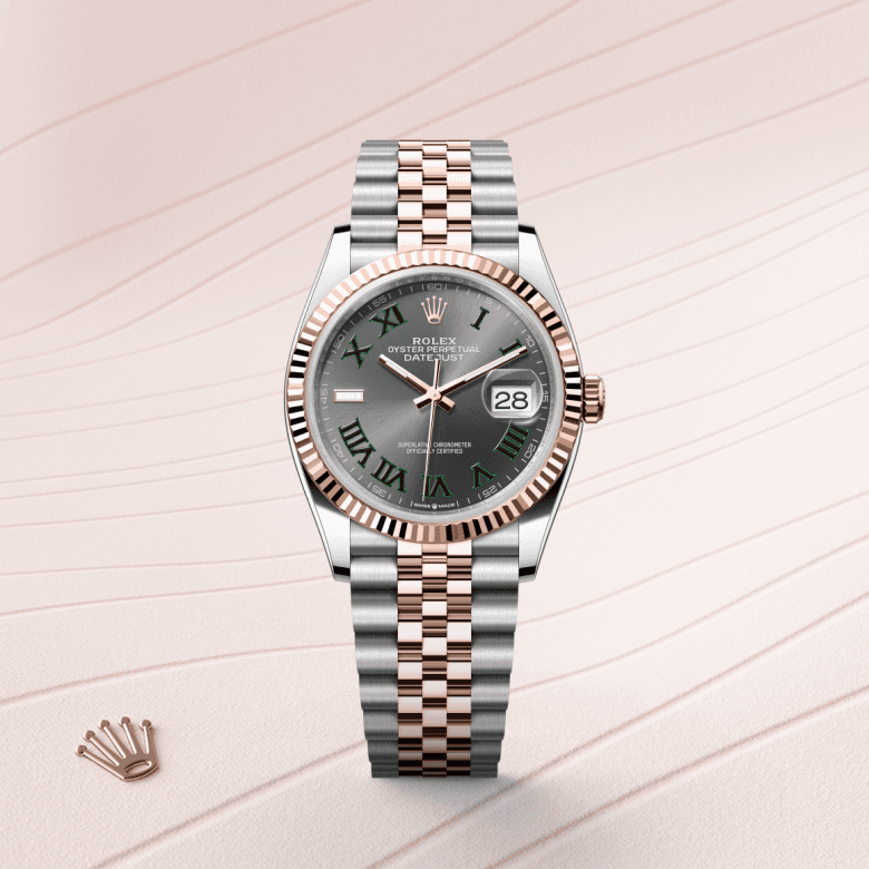 rolex Datejust in Everose Rolesor - combination of Oystersteel and Everose gold, M126231-0029 - Global Watch Company (GWC)