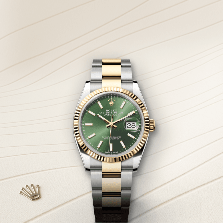 rolex Datejust in Yellow Rolesor - combination of Oystersteel and yellow gold, M126233-0058 - Global Watch Company (GWC)
