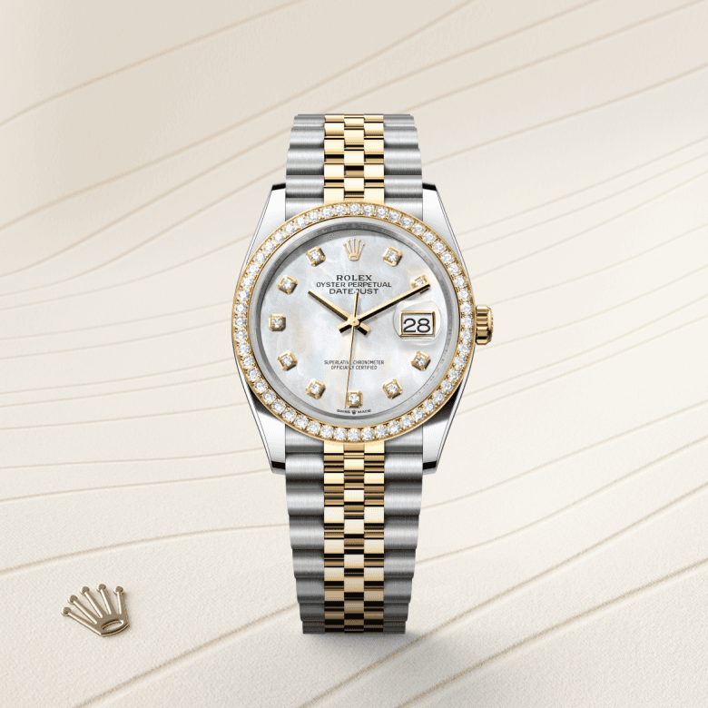 rolex Datejust in Yellow Rolesor - combination of Oystersteel and yellow gold, M126283RBR-0009 - Global Watch Company (GWC)