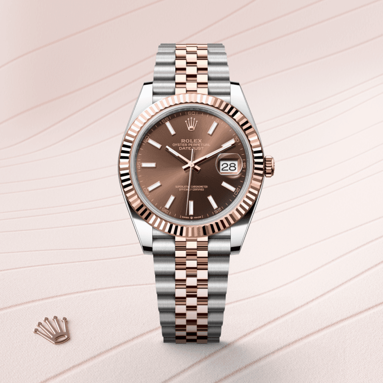 rolex Datejust in Everose Rolesor - combination of Oystersteel and Everose gold, M126331-0002 - Global Watch Company (GWC)