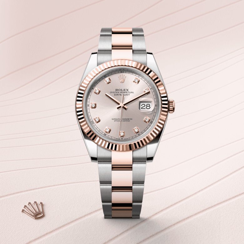 rolex Datejust in Everose Rolesor - combination of Oystersteel and Everose gold, M126331-0007 - Global Watch Company (GWC)
