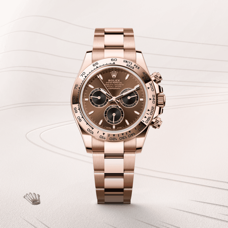 rolex Cosmograph Daytona in 18 ct Everose gold, M126505-0005 - Global Watch Company (GWC)
