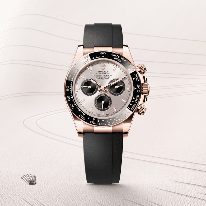 rolex Cosmograph Daytona in 18 ct Everose gold, M126515LN-0006 - Global Watch Company (GWC)