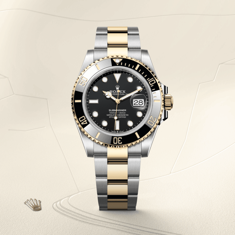 rolex Submariner in Yellow Rolesor - combination of Oystersteel and yellow gold, M126613LN-0002 - Global Watch Company (GWC)