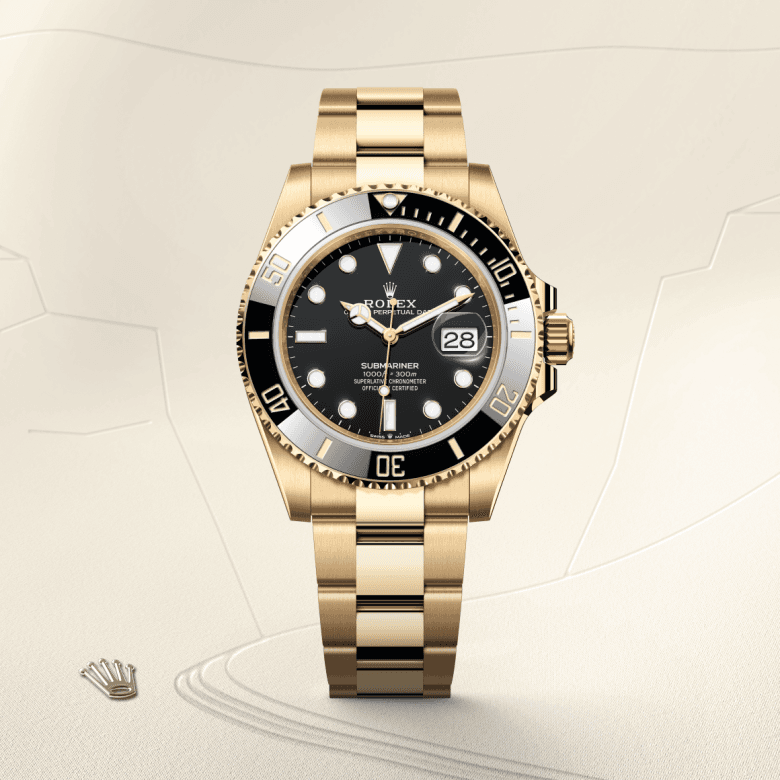 rolex Submariner in 18 ct yellow gold, M126618LN-0002 - Global Watch Company (GWC)