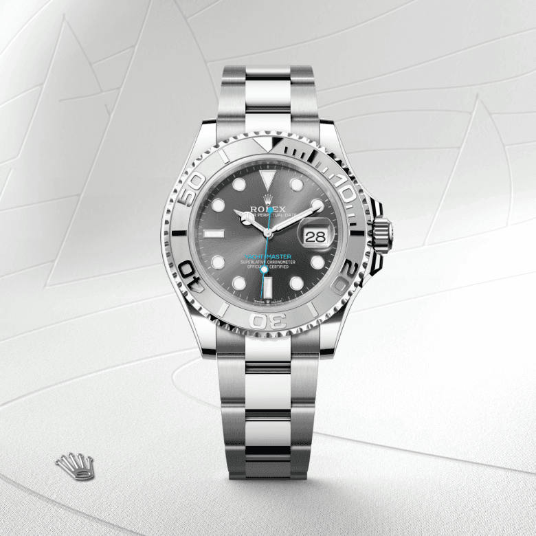 rolex Yacht-Master in Rolesium - combination of Oystersteel and platinum, M126622-0001 - Global Watch Company (GWC)