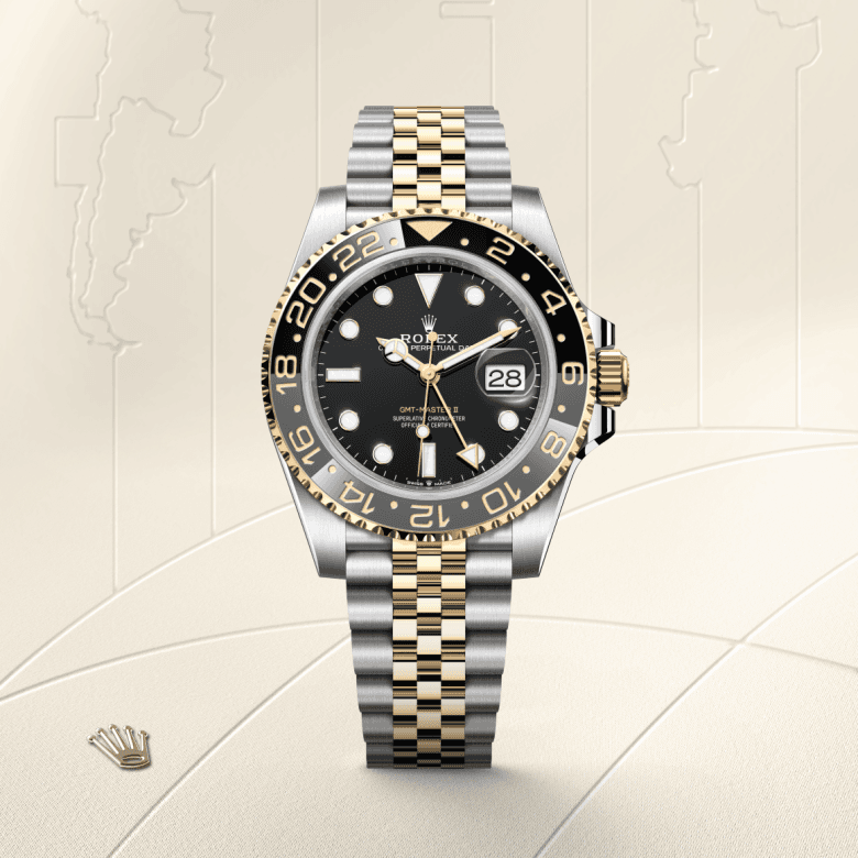 rolex GMT-Master II in Yellow Rolesor - combination of Oystersteel and yellow gold, M126713GRNR-0001 - Global Watch Company (GWC)