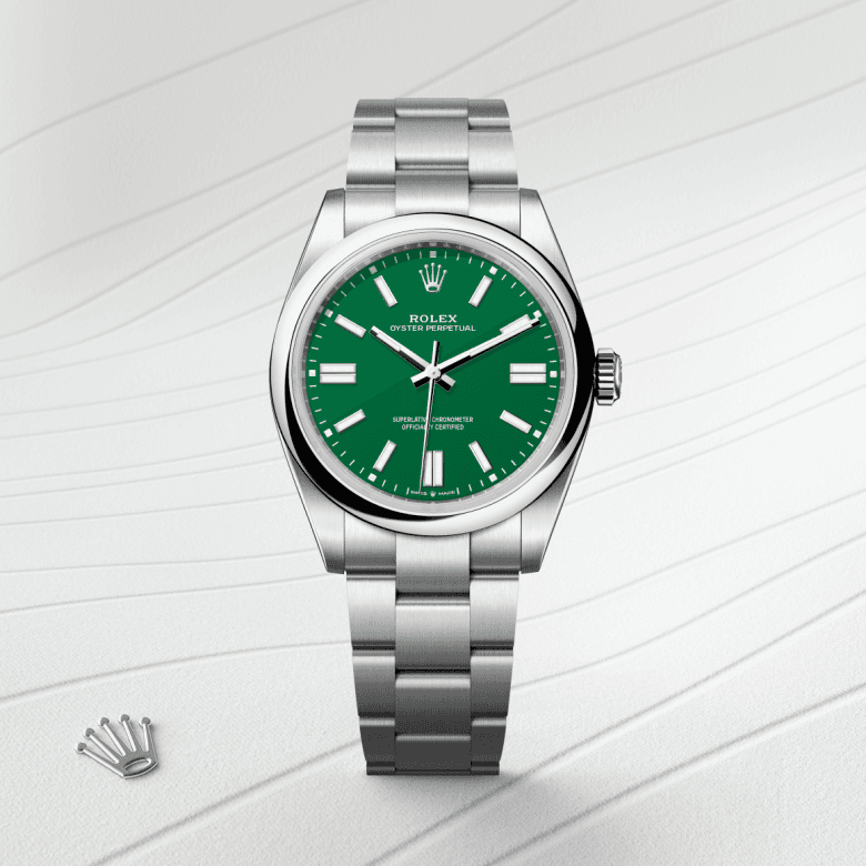rolex Oyster Perpetual in Oystersteel, M134300-0004 - Global Watch Company (GWC)
