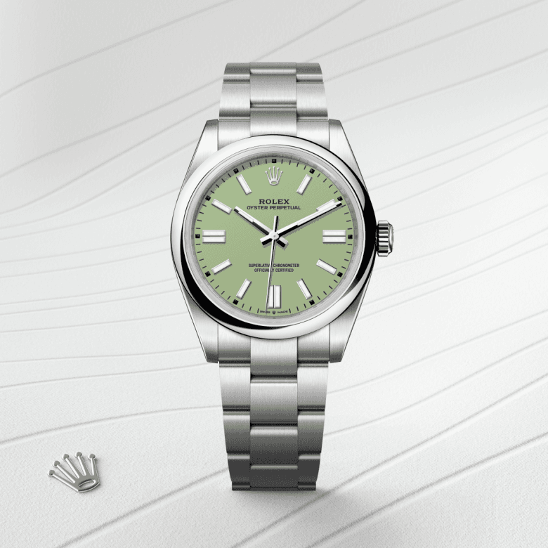 rolex Oyster Perpetual in Oystersteel, M134300-0006 - Global Watch Company (GWC)