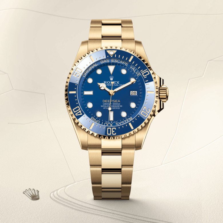 rolex Deepsea in 18 ct yellow gold, M136668LB-0001 - Global Watch Company (GWC)