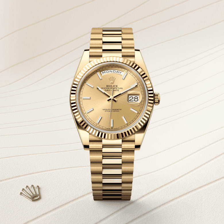 rolex Day-Date in 18 ct yellow gold, M228238-0003 - Global Watch Company (GWC)