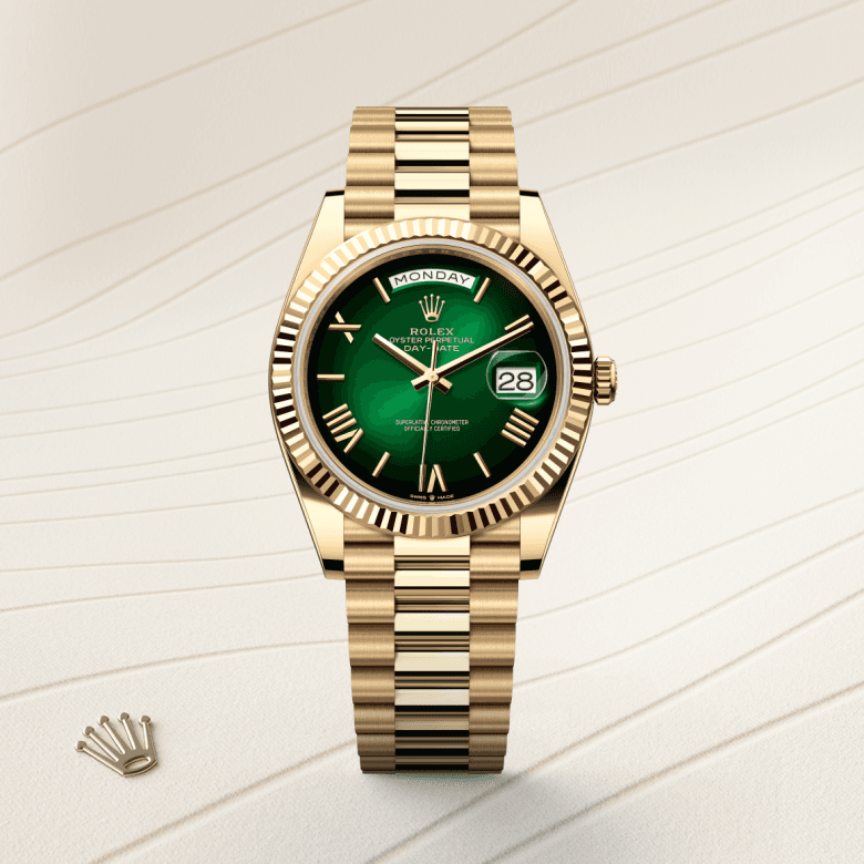 rolex Day-Date in 18 ct yellow gold, M228238-0069 - Global Watch Company (GWC)
