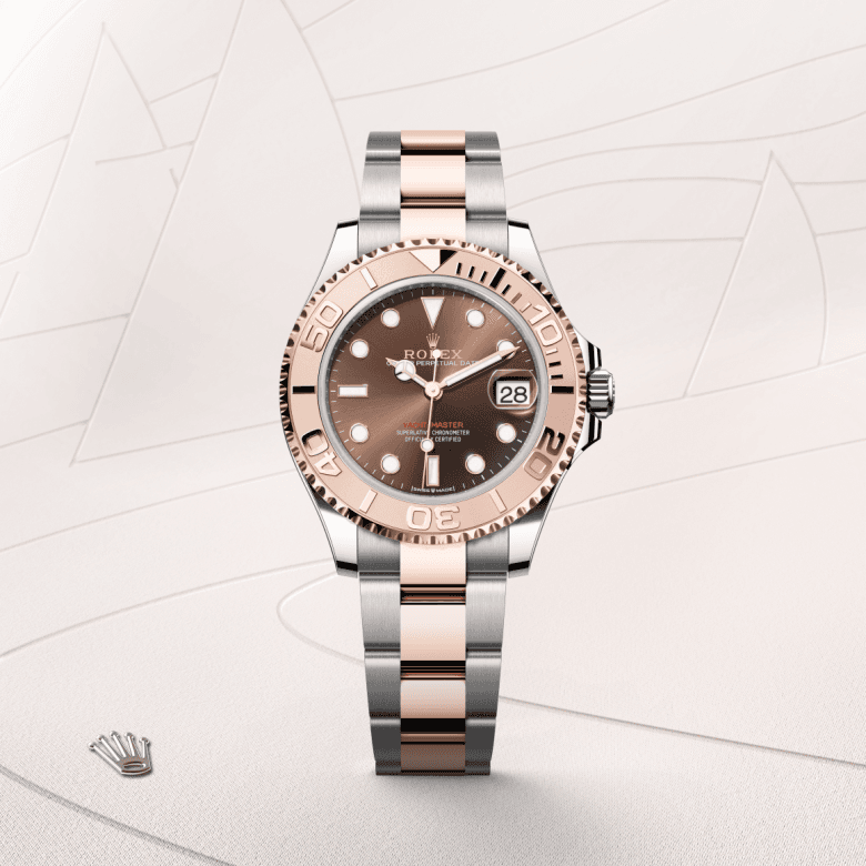 rolex Yacht-Master in Everose Rolesor - combination of Oystersteel and Everose gold, M268621-0003 - Global Watch Company (GWC)