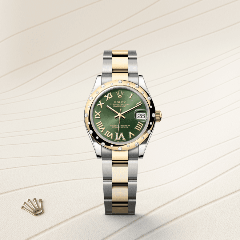 rolex Datejust in Yellow Rolesor - combination of Oystersteel and yellow gold, M278343RBR-0015 - Global Watch Company (GWC)