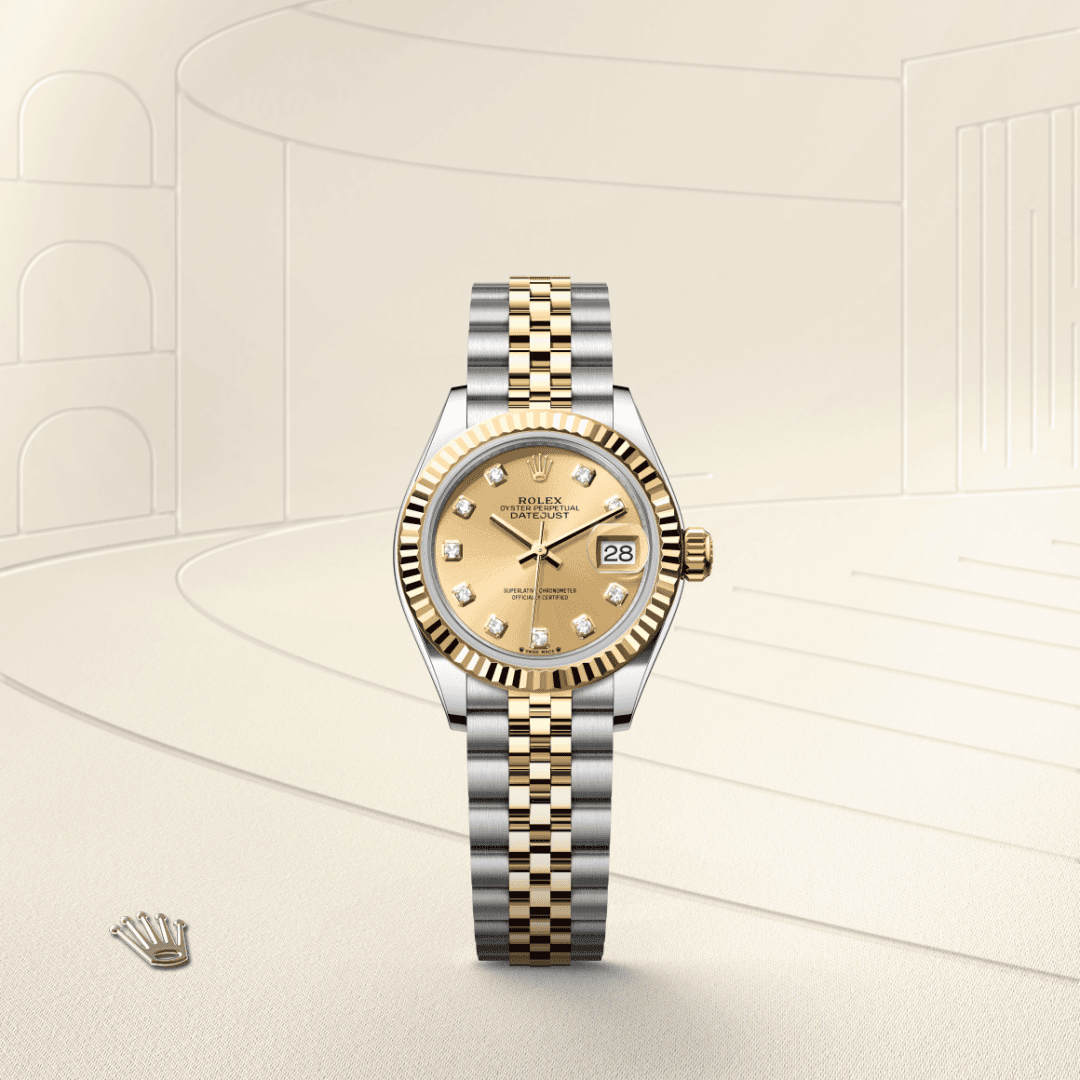 rolex Lady-Datejust in Yellow Rolesor - combination of Oystersteel and yellow gold, M279173-0011 - Global Watch Company (GWC)