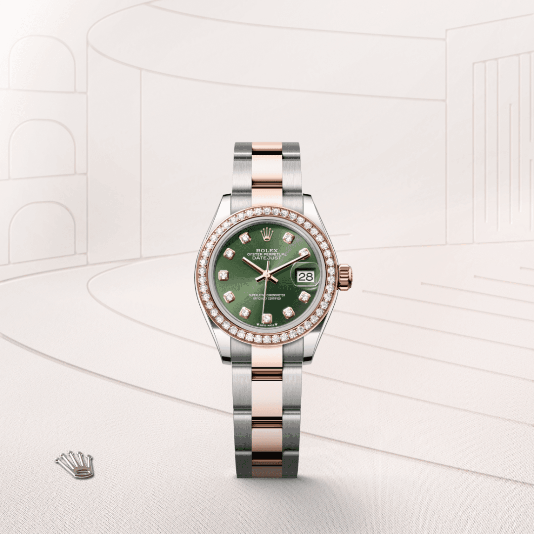 rolex Lady-Datejust in Everose Rolesor - combination of Oystersteel and Everose gold, M279381RBR-0008 - Global Watch Company (GWC)