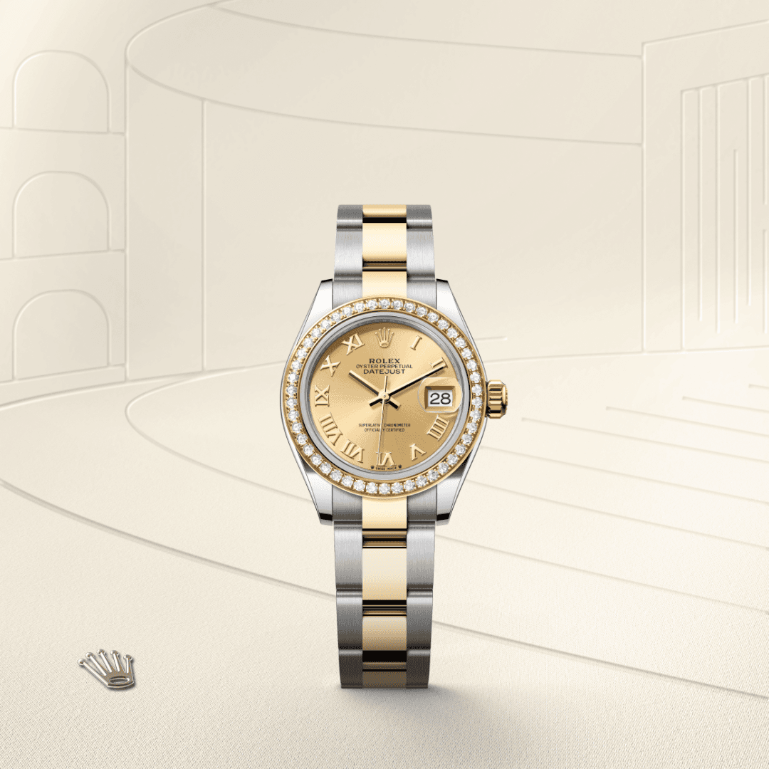 rolex Lady-Datejust in Yellow Rolesor - combination of Oystersteel and yellow gold, M279383RBR-0010 - Global Watch Company (GWC)