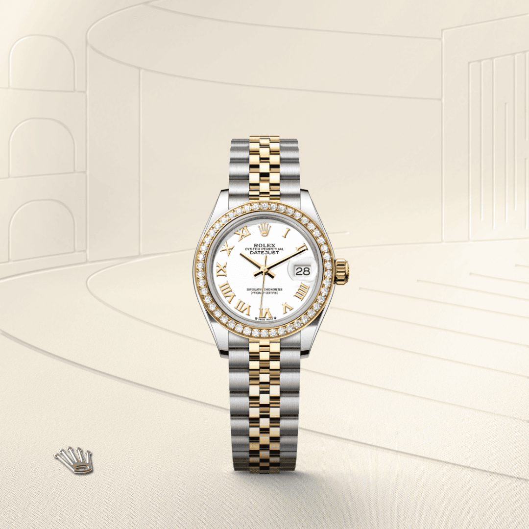 rolex Lady-Datejust in Yellow Rolesor - combination of Oystersteel and yellow gold, M279383RBR-0023 - Global Watch Company (GWC)