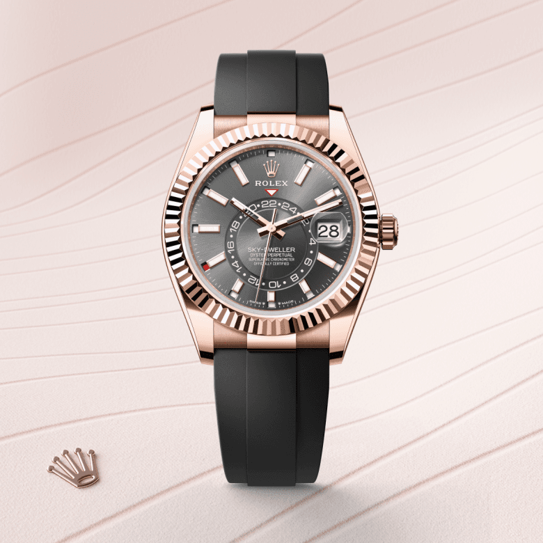 rolex Sky-Dweller in 18 ct Everose gold, M336235-0004 - Global Watch Company (GWC)