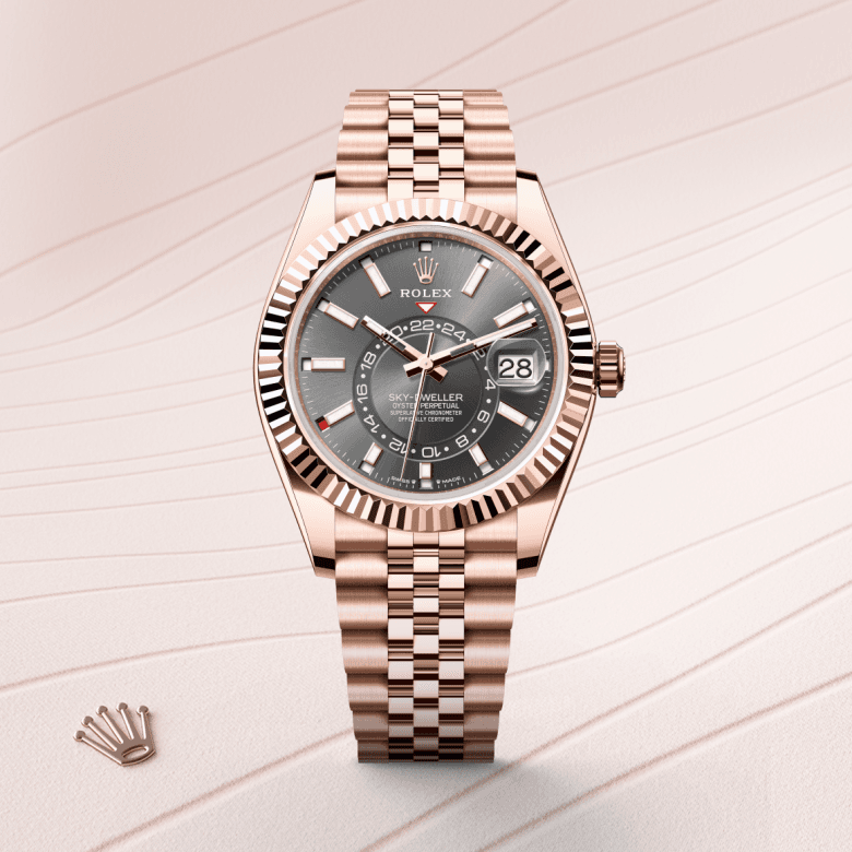rolex Sky-Dweller in 18 ct Everose gold, M336935-0008 - Global Watch Company (GWC)
