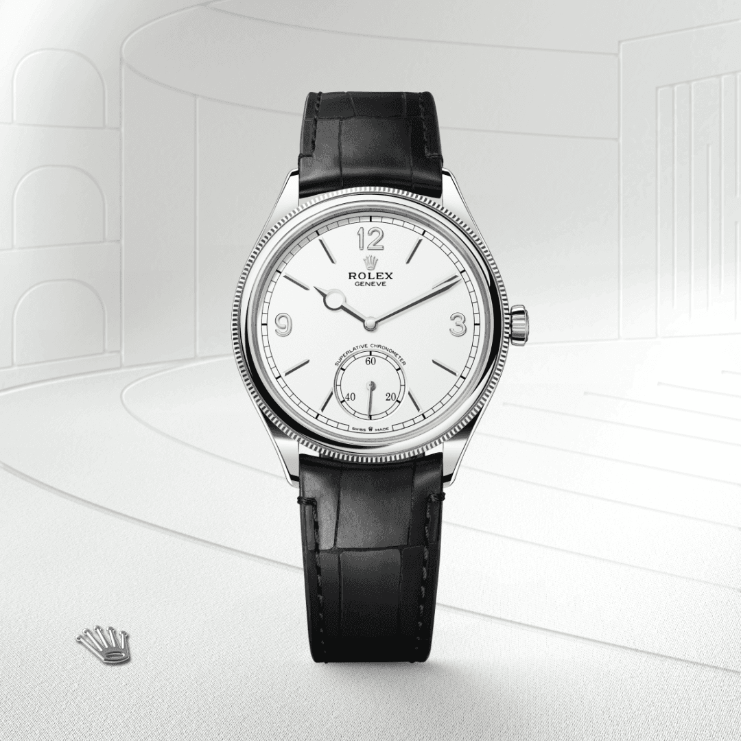 rolex 1908 in 18 ct white gold, M52509-0005 - Global Watch Company (GWC)