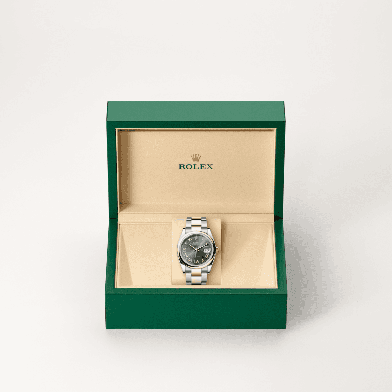 rolex Datejust in Everose Rolesor - combination of Oystersteel and Everose gold, M126201-0048 - Global Watch Company (GWC)