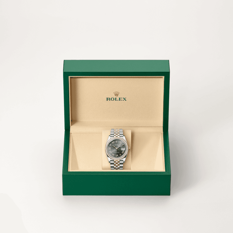 rolex Datejust in Everose Rolesor - combination of Oystersteel and Everose gold, M126281RBR-0035 - Global Watch Company (GWC)