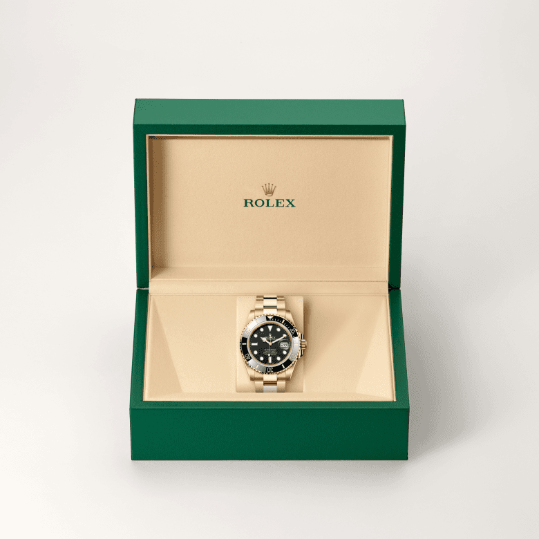 rolex Submariner in 18 ct yellow gold, M126618LN-0002 - Global Watch Company (GWC)