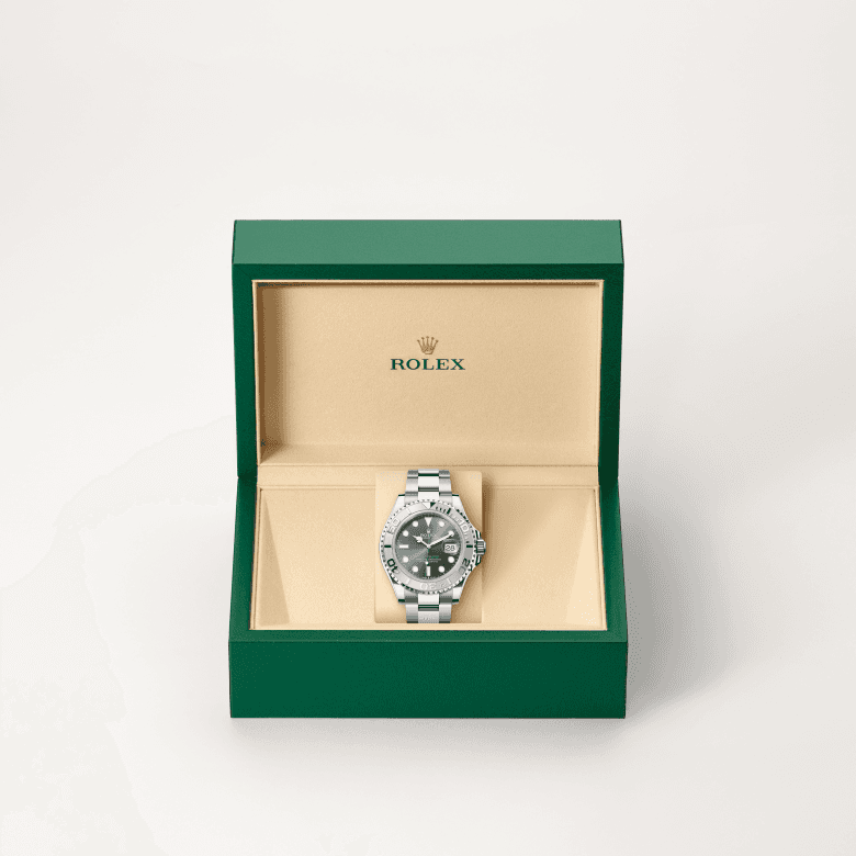 rolex Yacht-Master in Rolesium - combination of Oystersteel and platinum, M126622-0001 - Global Watch Company (GWC)