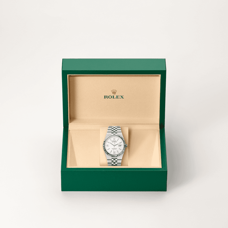rolex Land-Dweller in White Rolesor - combination of Oystersteel and white gold, M127234-0001 - Global Watch Company (GWC)