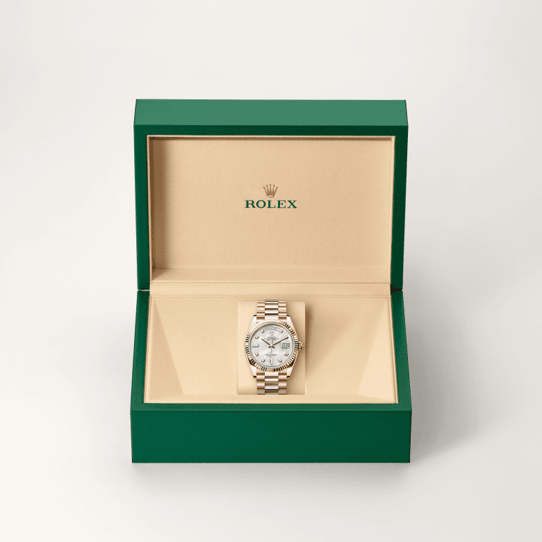 rolex Day-Date in 18 ct Everose gold, M128235-0029 - Global Watch Company (GWC)
