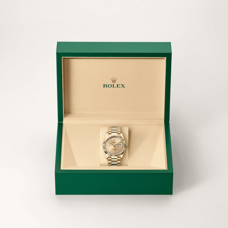 rolex Day-Date in 18 ct yellow gold, M128238-0132 - Global Watch Company (GWC)