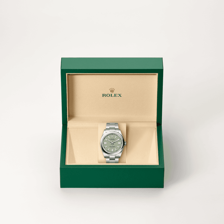 rolex Oyster Perpetual in Oystersteel, M134300-0006 - Global Watch Company (GWC)