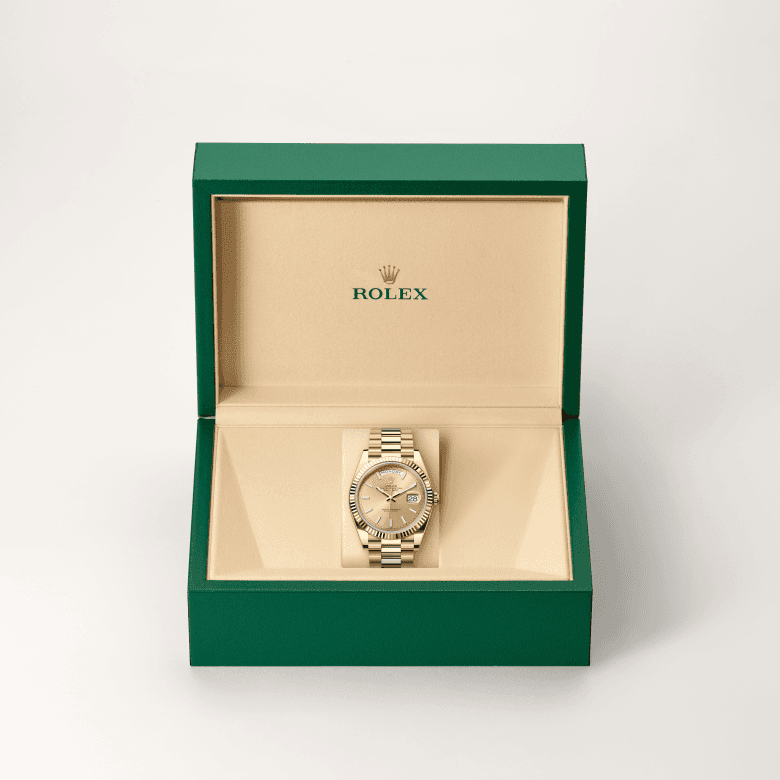 rolex Day-Date in 18 ct yellow gold, M228238-0003 - Global Watch Company (GWC)