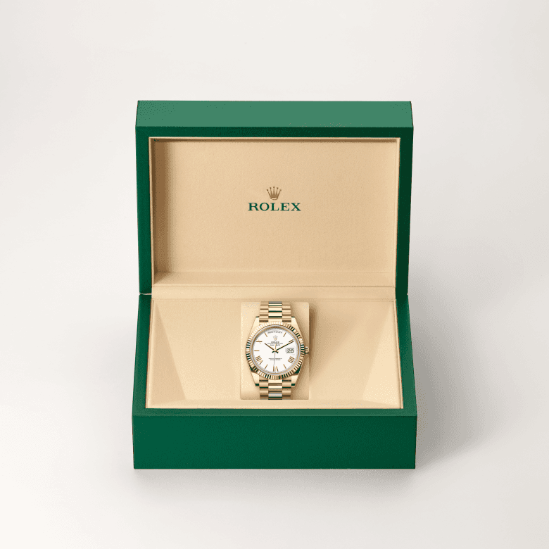 rolex Day-Date in 18 ct yellow gold, M228238-0042 - Global Watch Company (GWC)