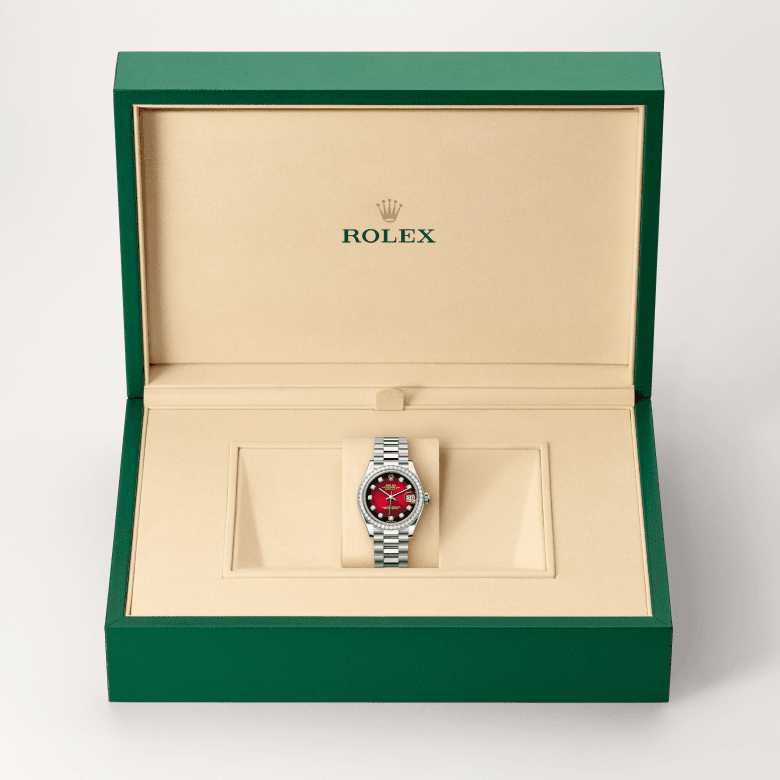 rolex Datejust in 18 ct white gold, M278289RBR-0028 - Global Watch Company (GWC)