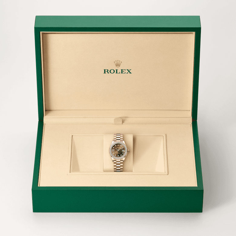 rolex Lady-Datejust in 18 ct Everose gold, M279135RBR-0001 - Global Watch Company (GWC)