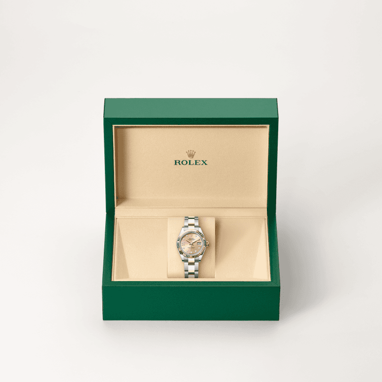 rolex Lady-Datejust in Everose Rolesor - combination of Oystersteel and Everose gold, M279171-0028 - Global Watch Company (GWC)