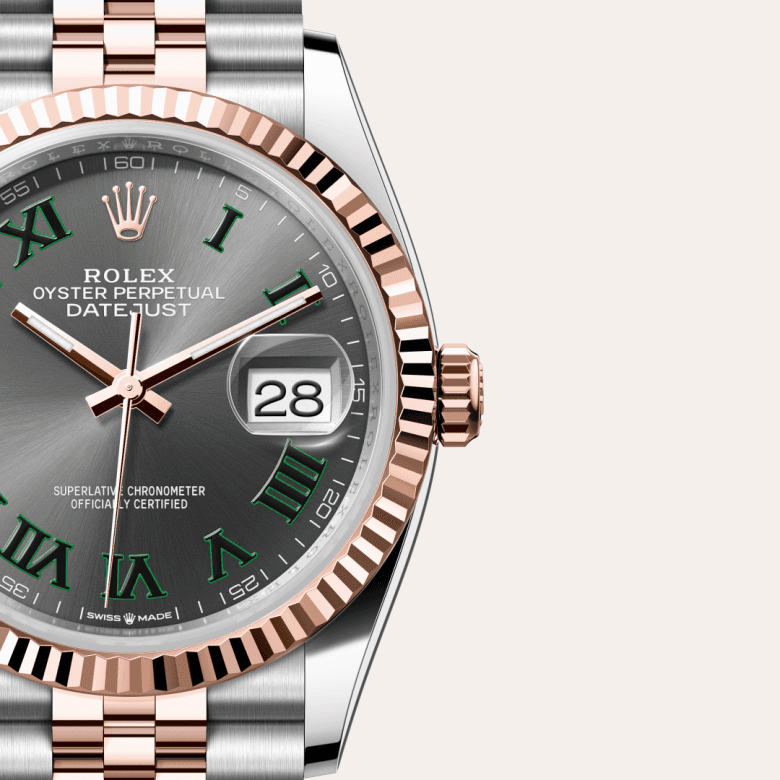 rolex Datejust in Everose Rolesor - combination of Oystersteel and Everose gold, M126231-0029 - Global Watch Company (GWC)
