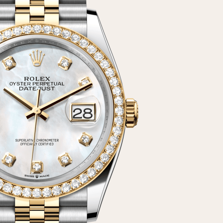 rolex Datejust in Yellow Rolesor - combination of Oystersteel and yellow gold, M126283RBR-0009 - Global Watch Company (GWC)