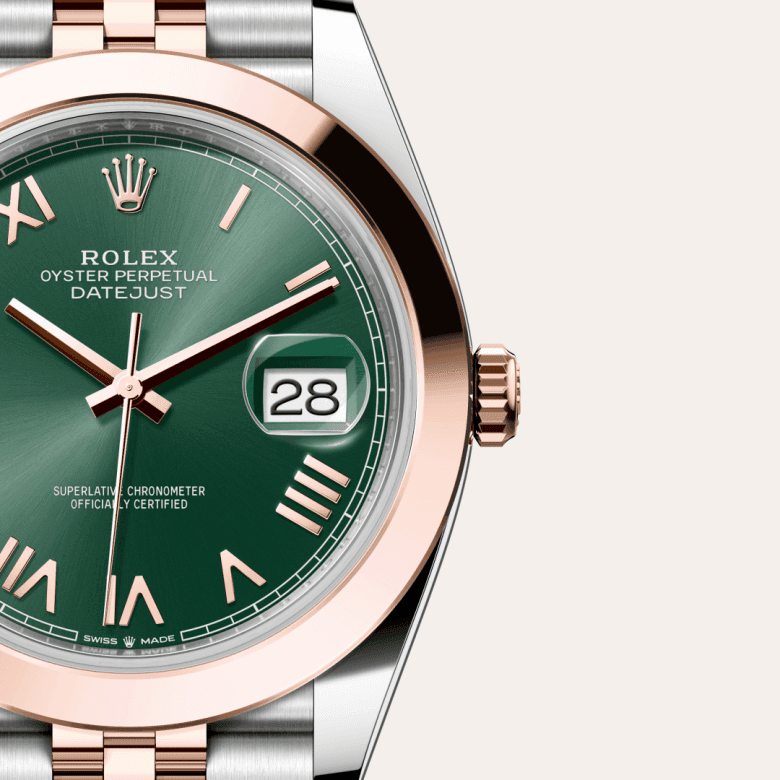 rolex Datejust in Everose Rolesor - combination of Oystersteel and Everose gold, M126301-0022 - Global Watch Company (GWC)