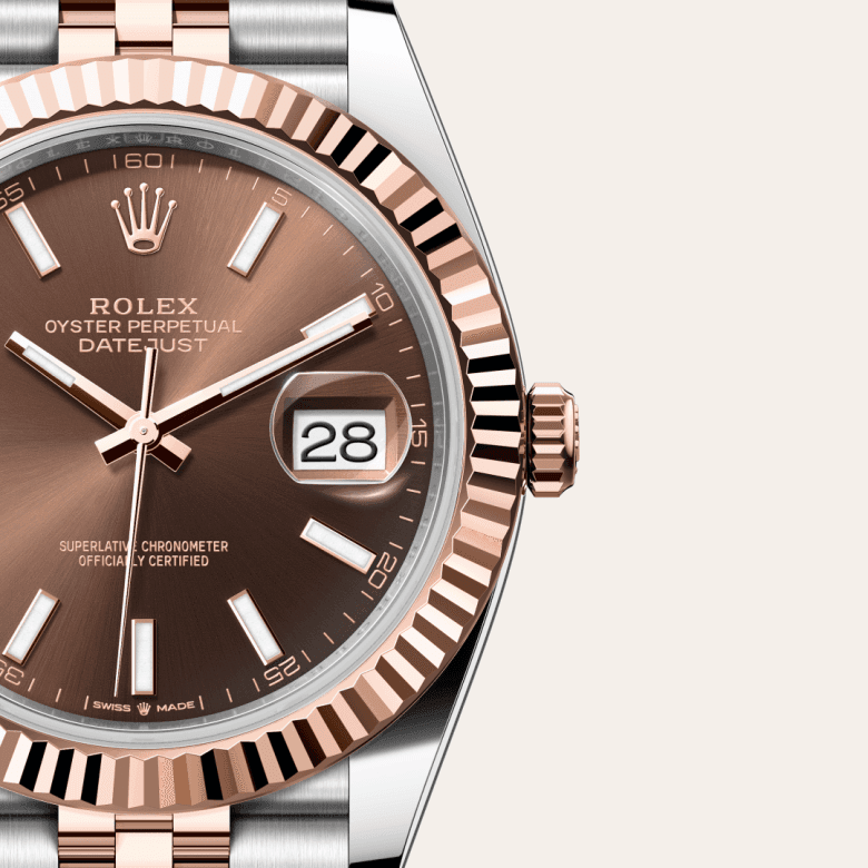 rolex Datejust in Everose Rolesor - combination of Oystersteel and Everose gold, M126331-0002 - Global Watch Company (GWC)