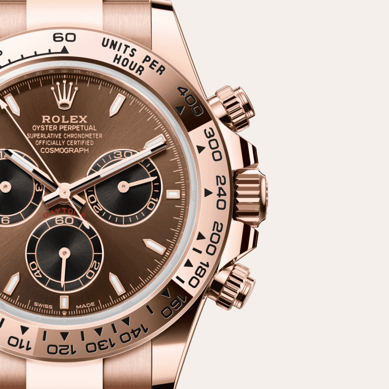 rolex Cosmograph Daytona in 18 ct Everose gold, M126505-0005 - Global Watch Company (GWC)