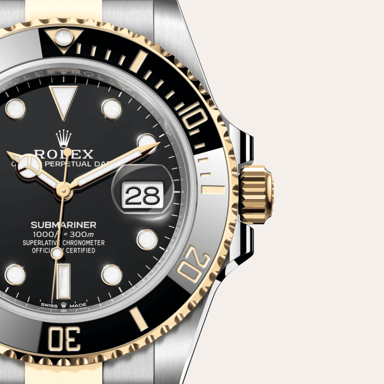 rolex Submariner in Yellow Rolesor - combination of Oystersteel and yellow gold, M126613LN-0002 - Global Watch Company (GWC)