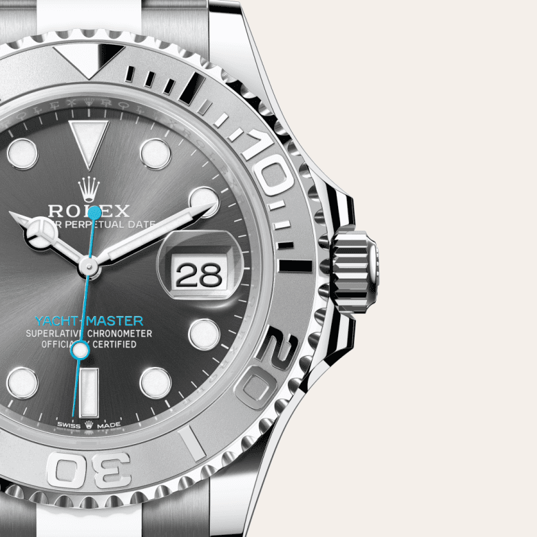 rolex Yacht-Master in Rolesium - combination of Oystersteel and platinum, M126622-0001 - Global Watch Company (GWC)