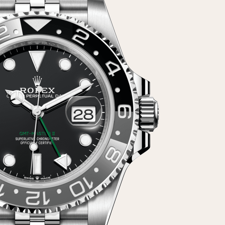 rolex GMT-Master II in Oystersteel, M126710GRNR-0003 - Global Watch Company (GWC)